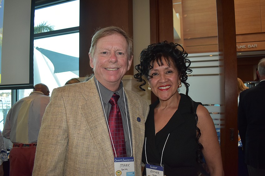 County Commissioner Mark Smith and Esther Smith.