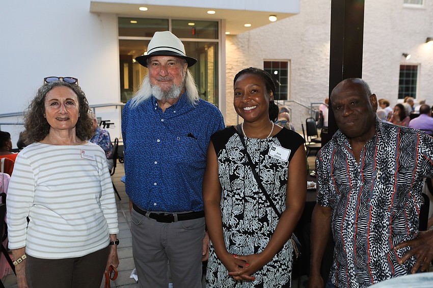 Penelope Kingman, Michael Page, Asa Harris and Kofi Glover