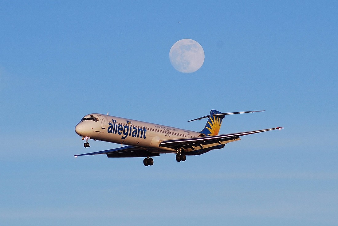 Las Vegas-based Allegiant Air is the primary carrier serving St. Pete-Clearwater International Airport.