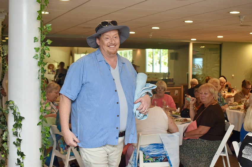 Surprise model Michael Nunes is going to the beach after the show.