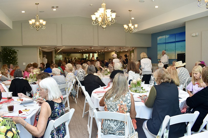 It's a full house at the Longboat Island Chapel on March 9 for the Lord's Warehouse Garden Party Fashion Show & Luncheon.
