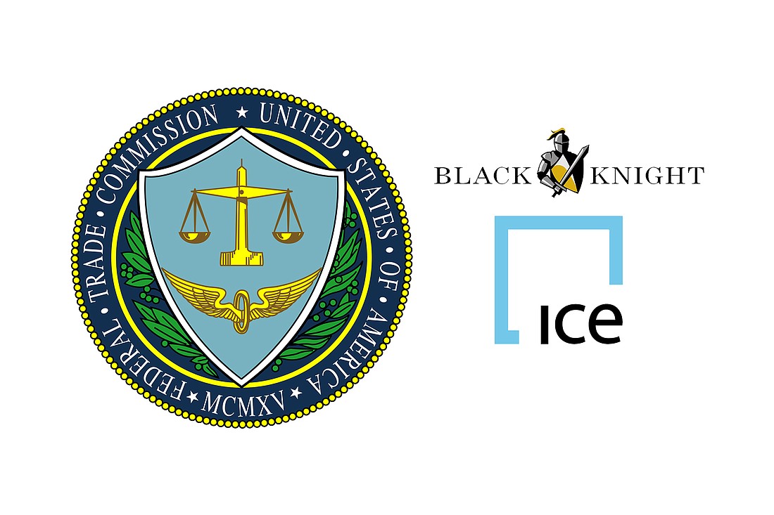 The U.S. Federal Trade Commission is seeking to block Intercontinental Exchange Inc.’s acquisition of Jacksonville-based Black Knight Inc.