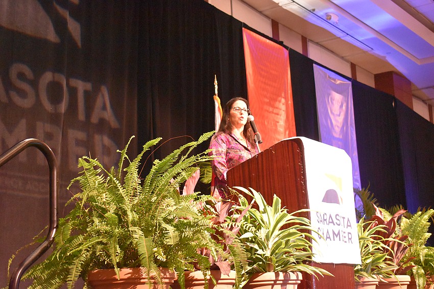 Baltimore Orioles Senior Vice President and Community Development and Communications Jennifer Grondahl closes the program.