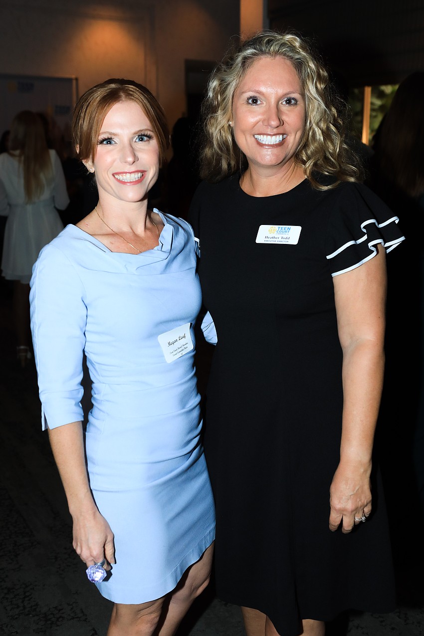 Chairwoman Megan Leaf with Executive Director Heather Todd