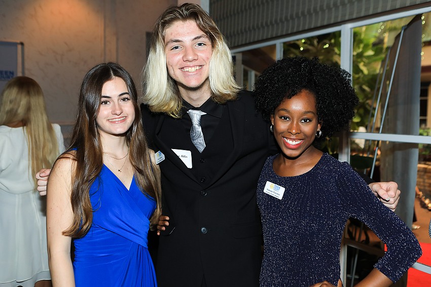 Lexie James with Shen Miller and Simone Fletcher
