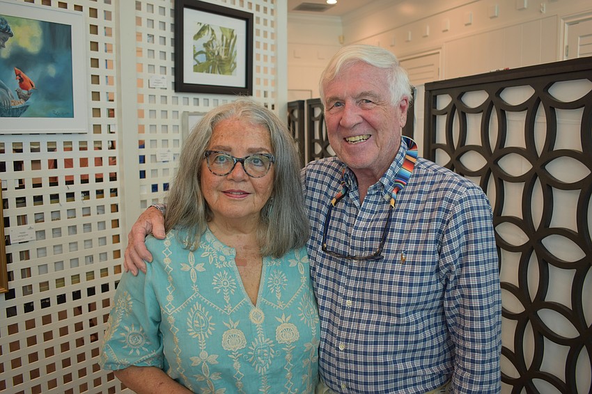 University Park's Pat and Chuck Agles had nothing but compliments about the artist talent in their new neighborhood of University Park.