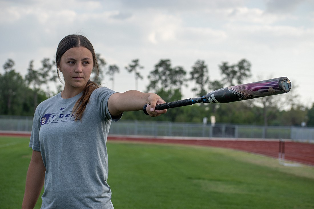 Braden River junior Jada Phillips is committed to LSU for softball.