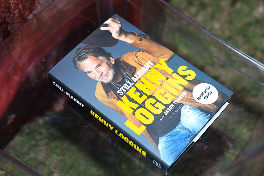 Guests enjoyed a copy of Kenny Loggins' book.