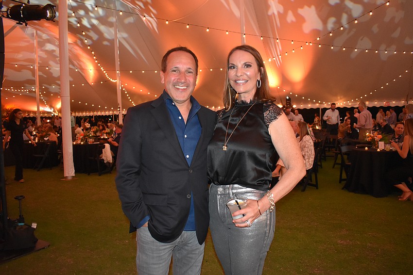 Orioles Chairman and CEO John Angleos with Event Founder and Singer-Songwriter Margaret Valentine.