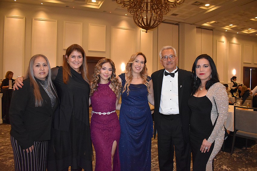Espereanza Hernandez, Dreamers Academy Founder Geri Chaffee, Catiana Rodriguez, Head of Dreamers Academy Dr. Cathy Rodriguez, Humberto Alvia and Aglette Figueredo.