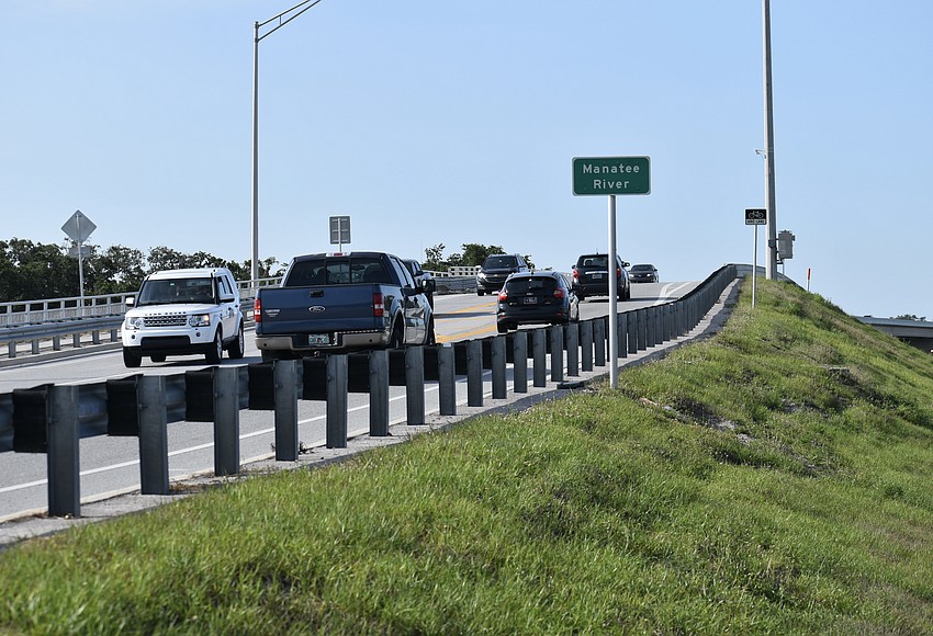 Your Observer | Photo - Traffic crosses the bridge along Fort Hamer road.