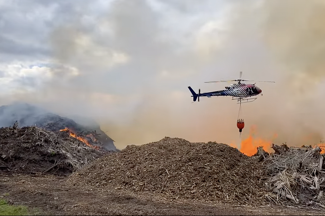 Smoke from contained mulch fire in Bunnell impacts visibility on U.S. 1