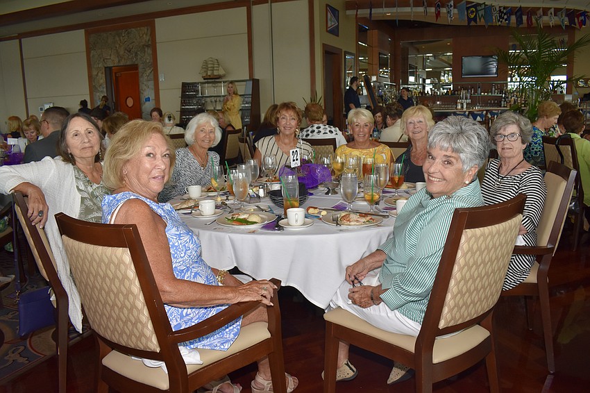 Sheila Gerling, Lorraine Rothbart, Dottie Mueller, Sandy Endres, June Hessel, Kitty Bystrom, Pam Rychlick and Peggy Schwass