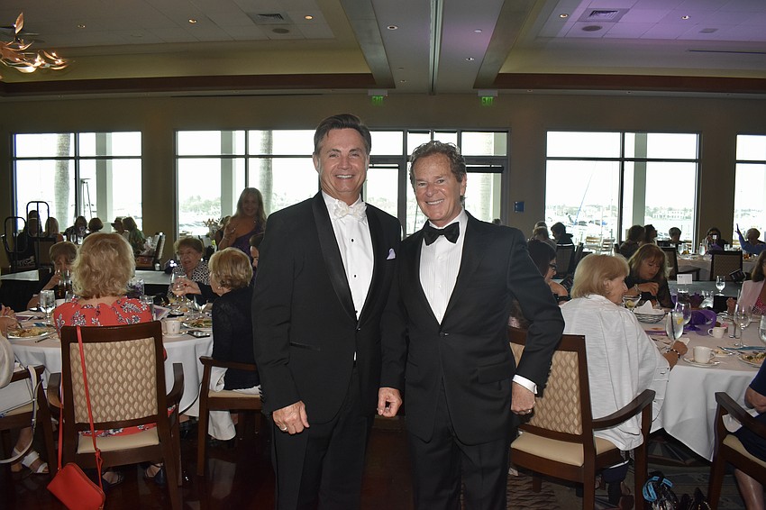 Ushers Todd Callahan and Dr. Harry Kopelman