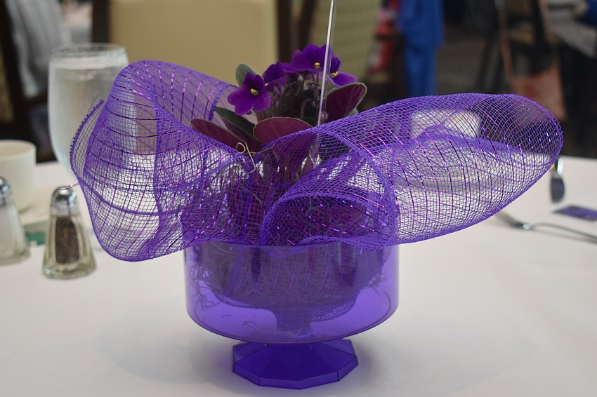 This year's theme is violets and violins.