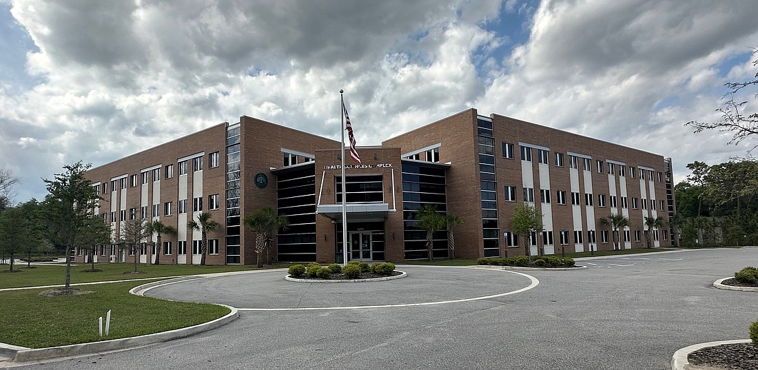 Baptist Health seeks a permit to build-out its Arlington Primary Care office in the Jacksonville University Health Sciences Complex in Dolphin Pointe Landing.