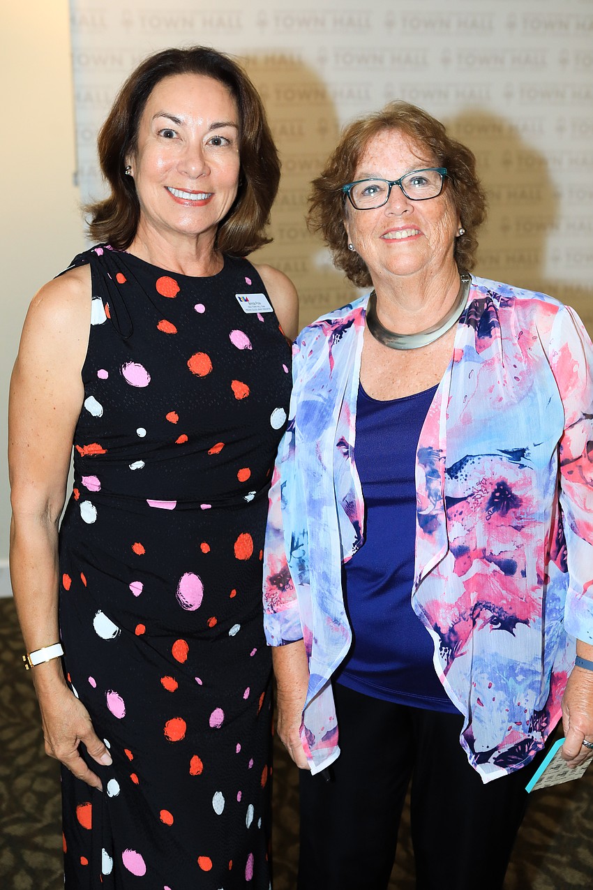 2023 Town Hall Chair Brinda Pola and Molly Maginn