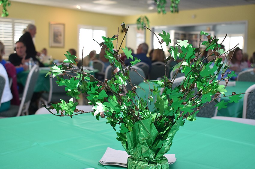 The clubhouse at Spanish Main went green for St. Patrick's Day during their Wednesday night happy hour.