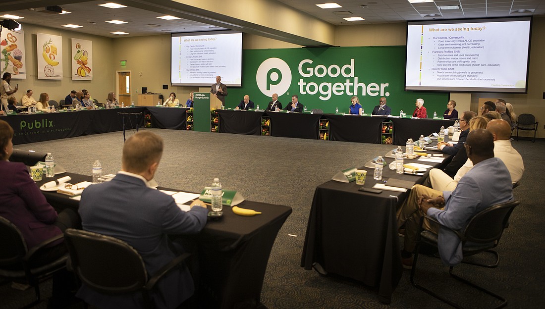 Publix Super Markets brought in leaders from food banks across the south in February for an inaugural hunger summit.