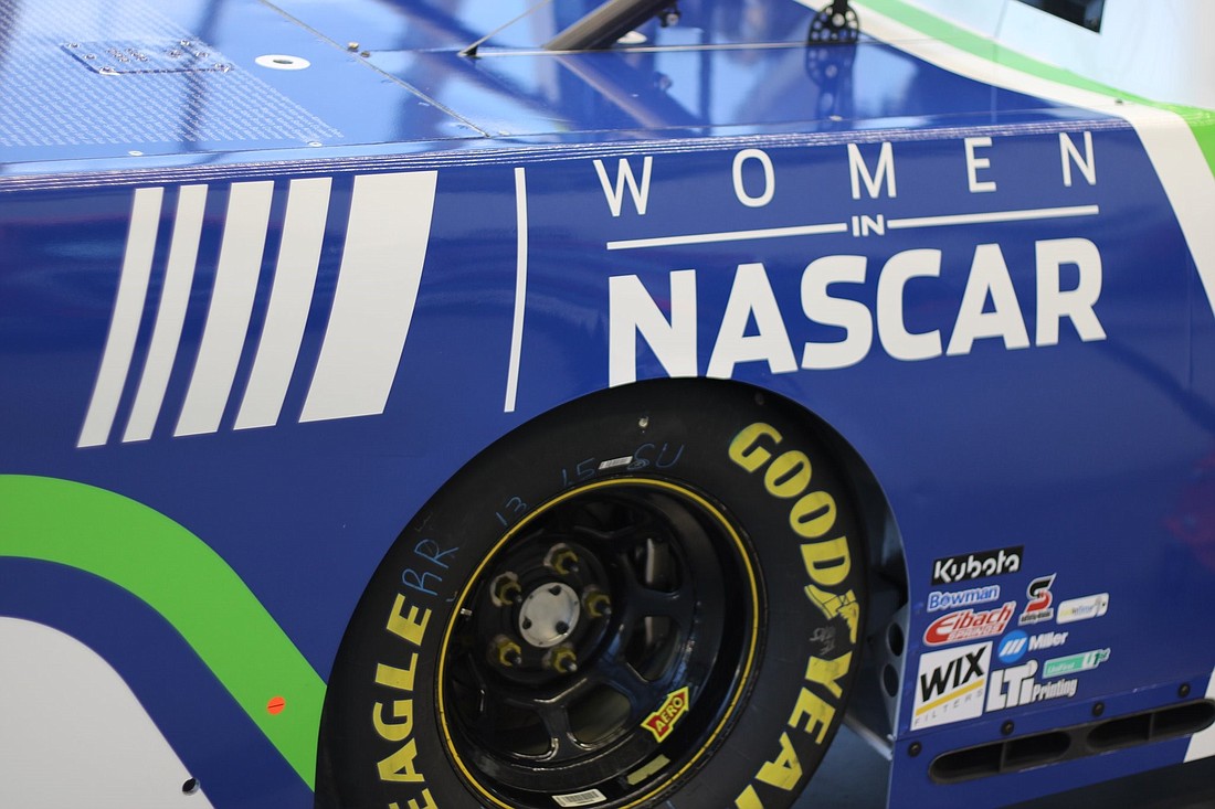 AdventHealth is launching a platform in March during Women’s History Month to celebrate the women working in NASCAR. Photo courtesy of AdventHealth