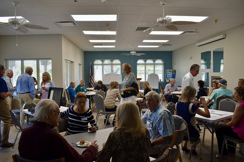 Over 30 people attend the Kiwanis Club meeting on March 16 at The Paradise Center.