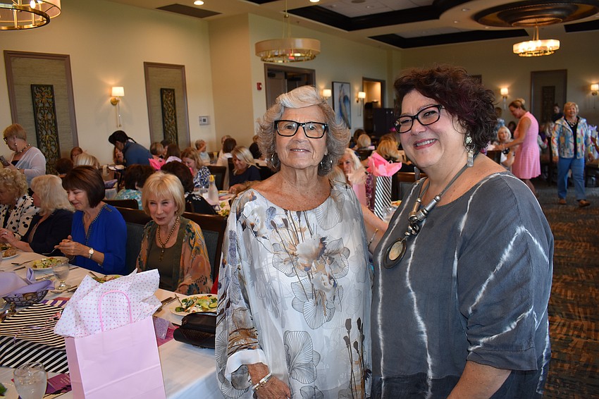 Stylin' at the Strand event director Eloise Eckler and Aliki Gable of Evelyn and Arthur of Sarasota are ready to get the fashion show on the road.