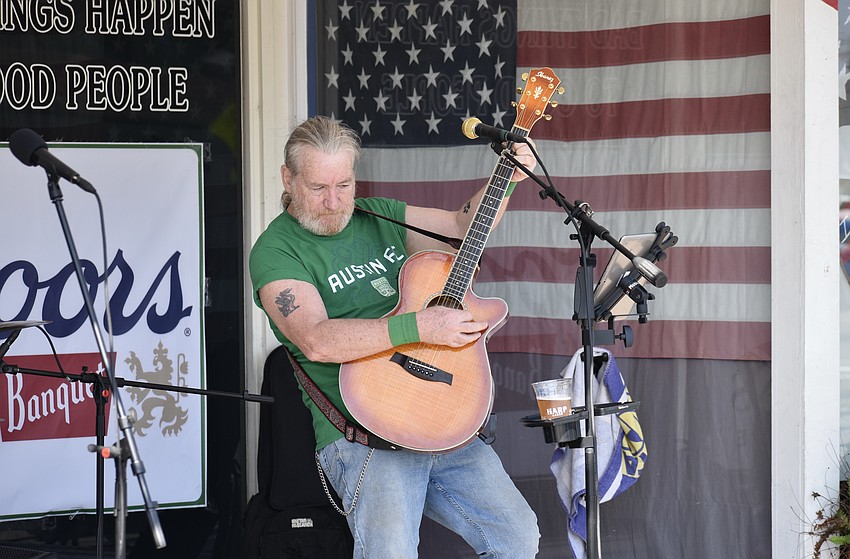 Andy Thomas returned to Shamrock Pub for his 13th year.