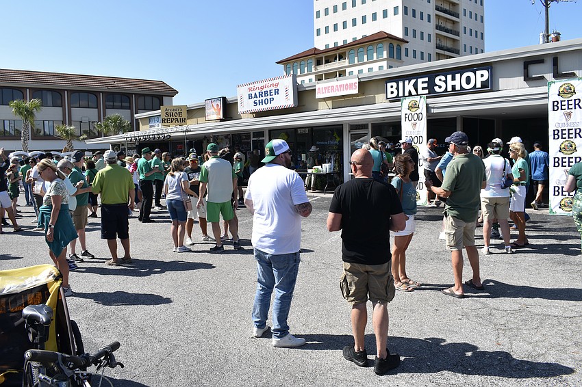The event began drawing attendees as soon as it began at 3 p.m.