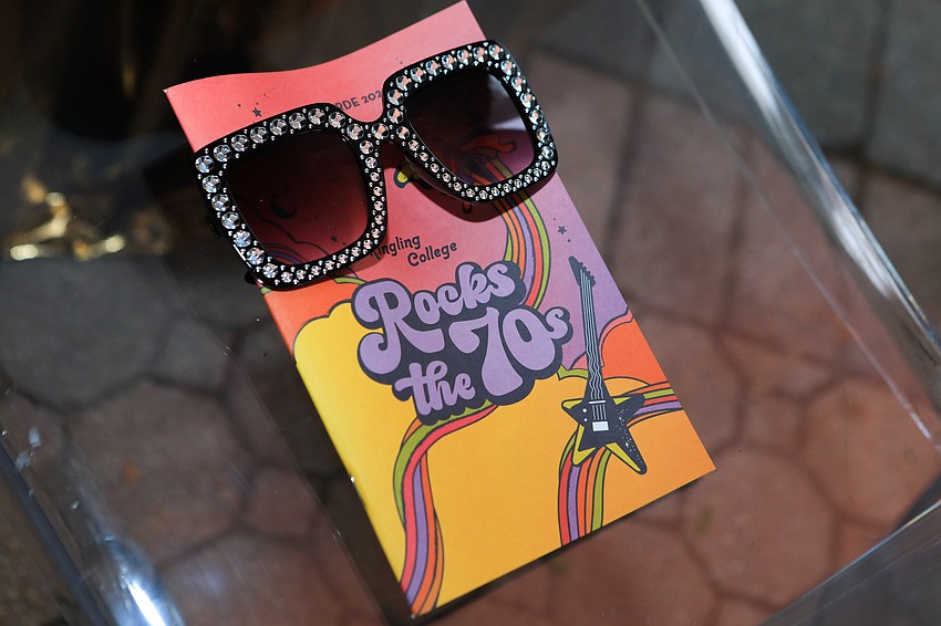 The event had a hip 70s theme.