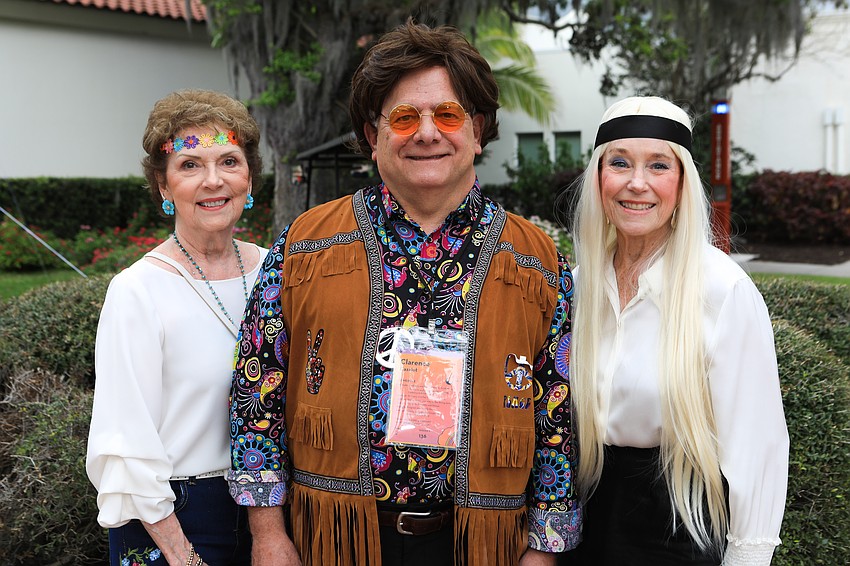 Ann and Clarence Cazalot with Jackie Tilton