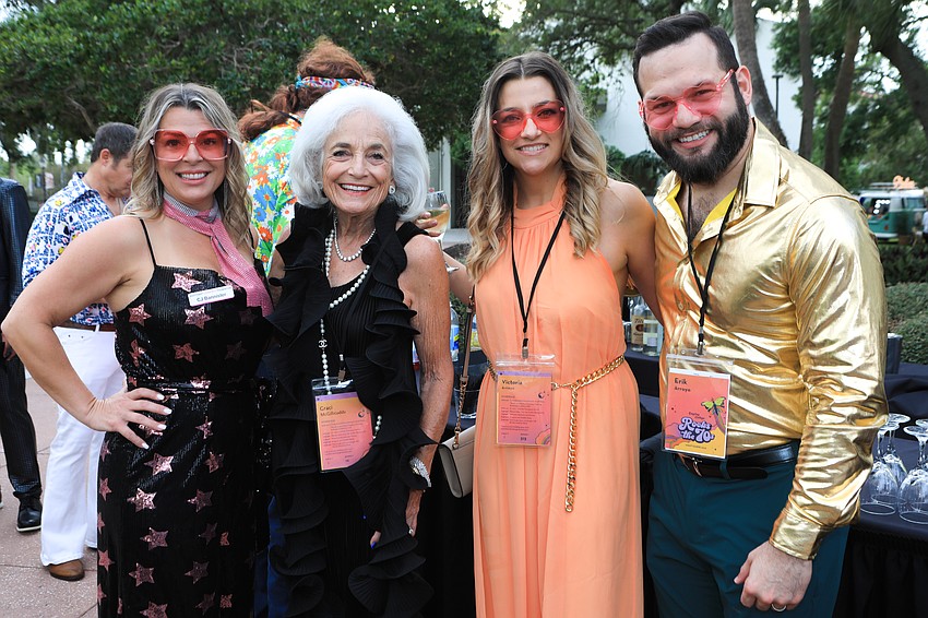 CJ Bannister and Graci McGillicuddy with Victoria and Erik Arroyo