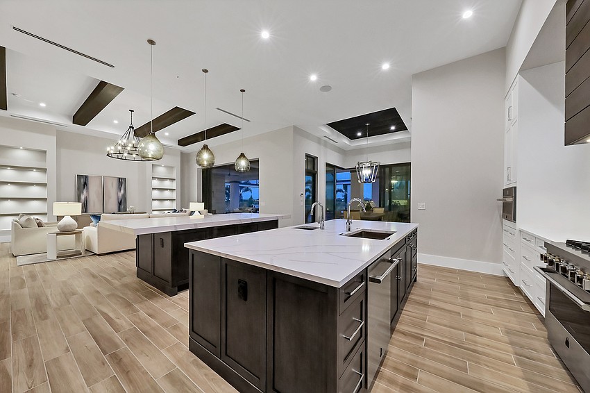 Why have one island in the kitchen when you can have two?