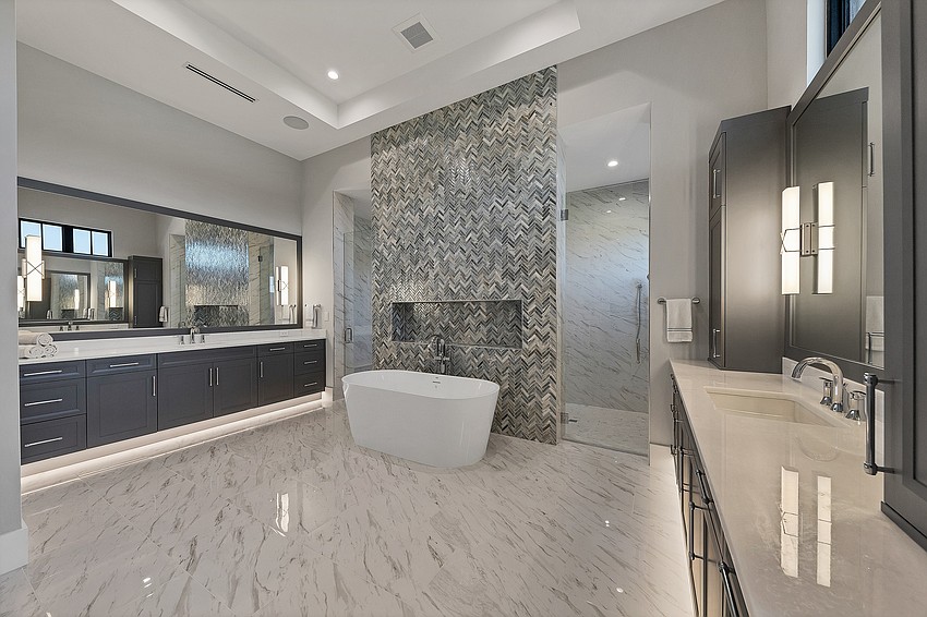 Two people would have plenty of space to brush their teeth at the same time.