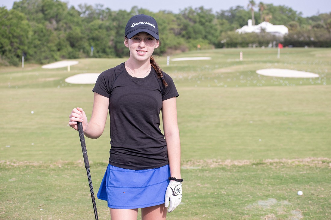 Jolie Pastorick said she practices golf in some form every day.