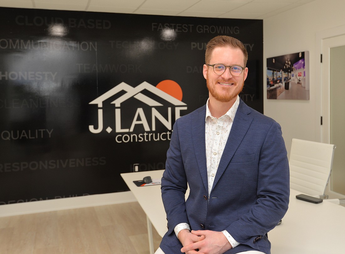Jesse Lane, 31, president of J. Lane Construction LLC, launched his company in 2014 after earning his building contractor license that year.