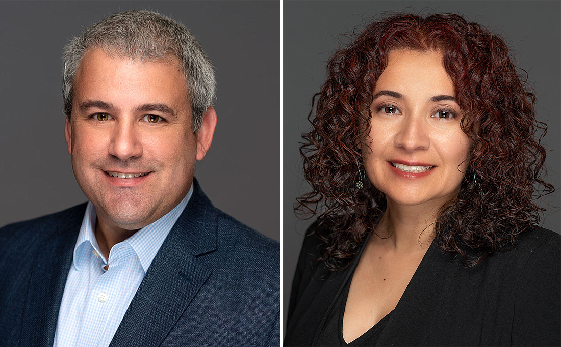 Joe Consolino and Abigail Tesniarz were promoted at Premier Sotheby’s International Realty.