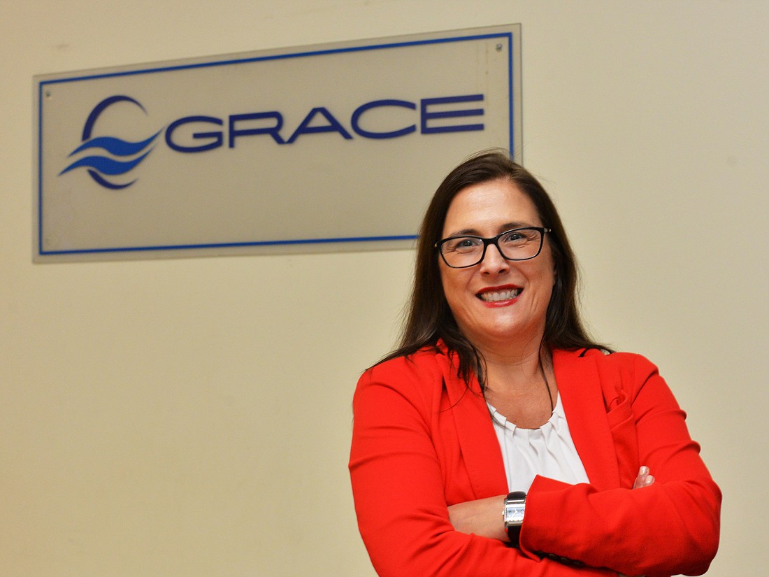 Pauline Sevigny earned an MBA at the University of Massachusetts Boston and worked in the corporate world before joining and now running her family’s business, Grace Aerospace