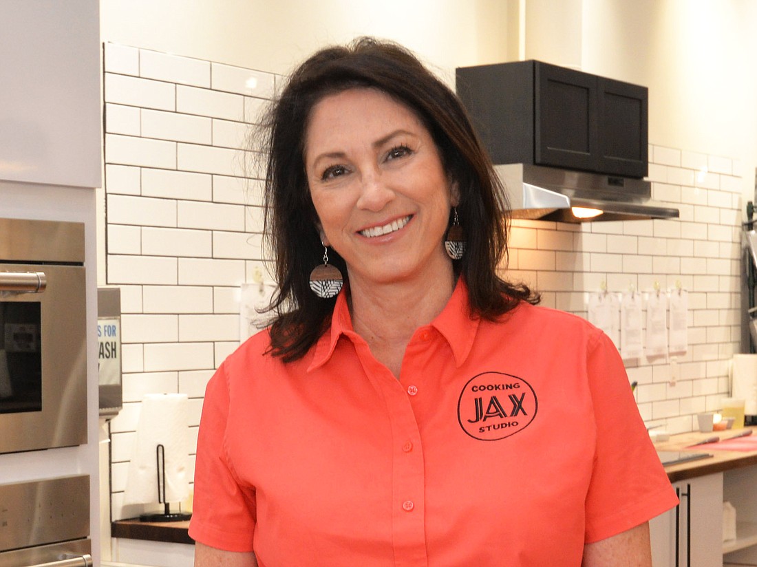 JAX Cooking Studio owner Terri Davlantes launched her business in 2018 and now offers classes seven days a week.