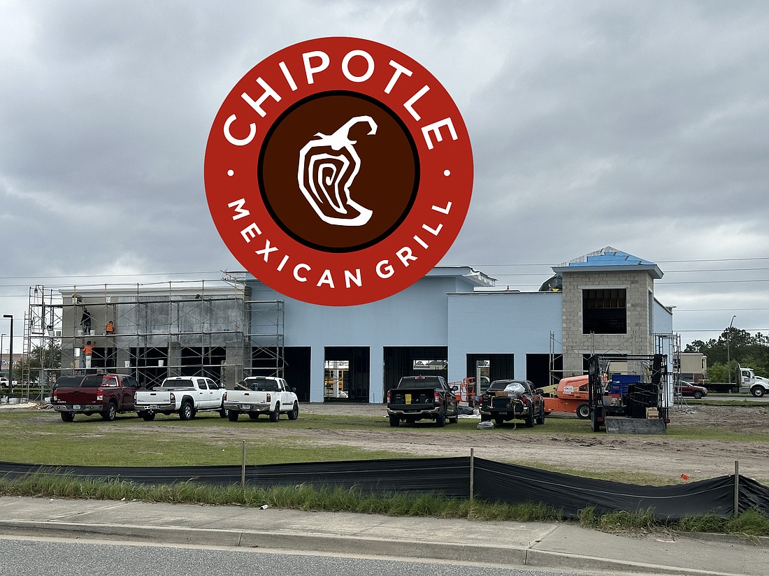 Chipotle Mexican Grill is planned at 11901 Atlantic Blvd. in the Atlantic North shopping center at northwest Kernan and Atlantic boulevards in East Arlington.