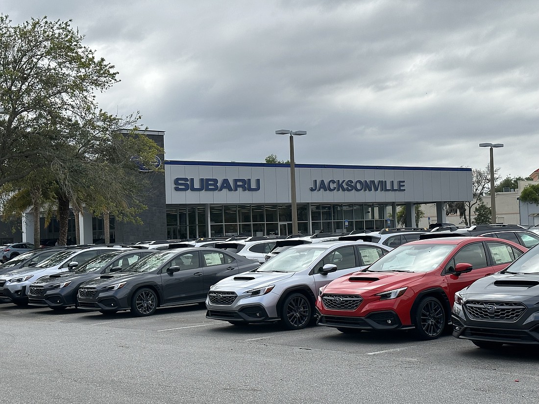 Subaru of Jacksonville's dealership at 10800 Atlantic Blvd.