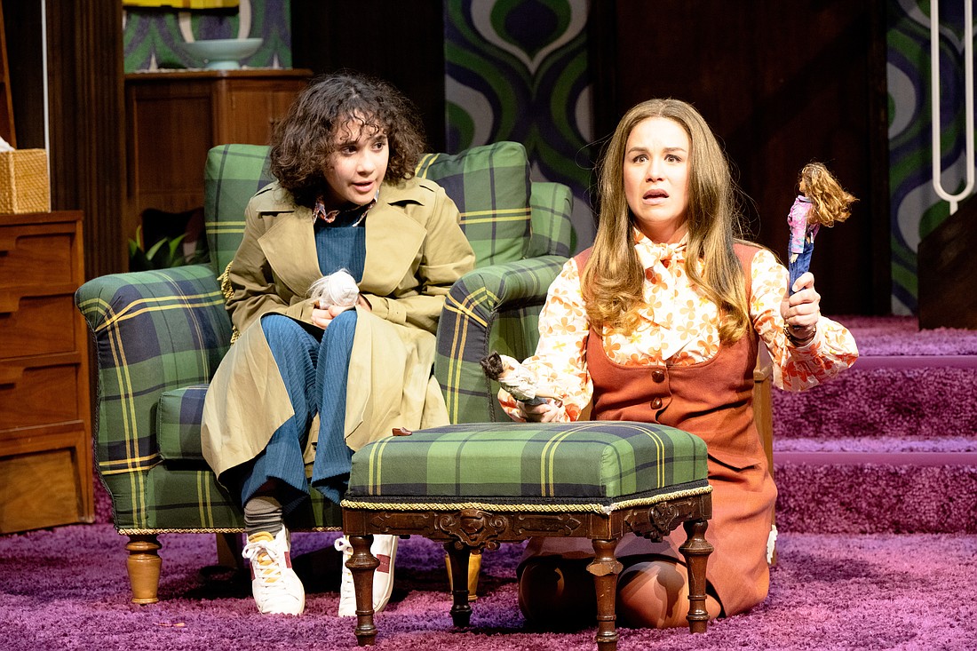 Willa Carpenter and Erin O'Connor in Asolo Rep's production of "Incident at Our Lady of Perpetual Help."