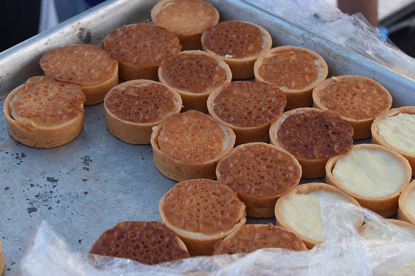 Tarts made by Manatee Technical College students await the public's consumption.