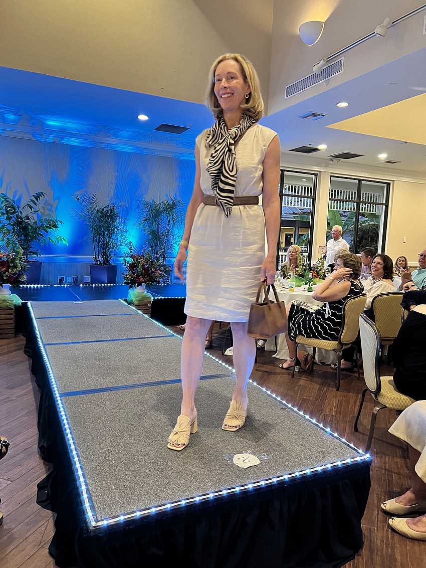 District 4 Commission Debra Williams models for the Taste of the Keys Fashion Show on March 23.