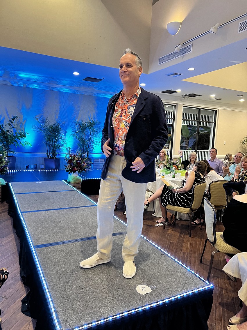 Fire Chief Paul Dezzi trades in his uniform for a more tropical look.