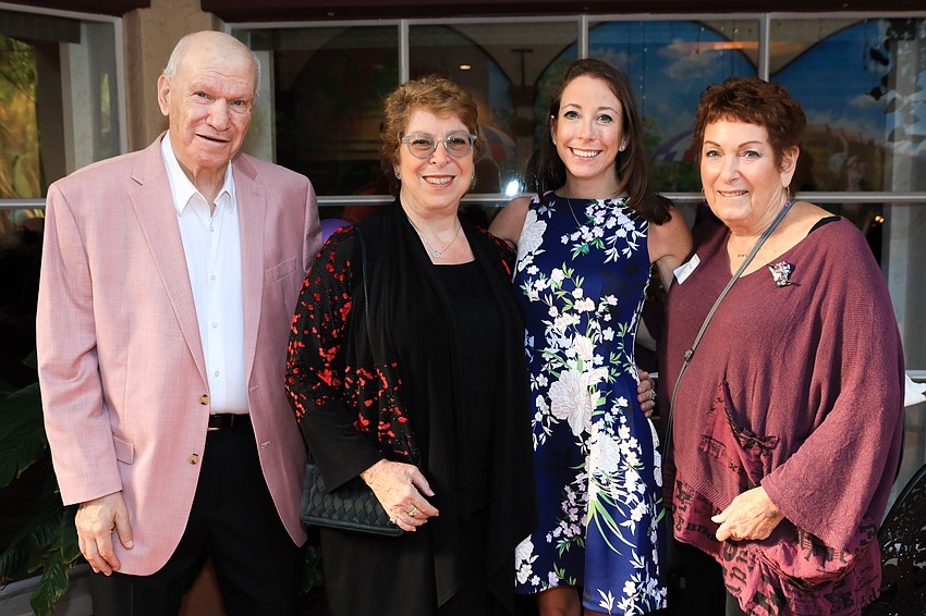 Conrad and Wendy Wicks with Rachel Roizen and Arlene Skversky