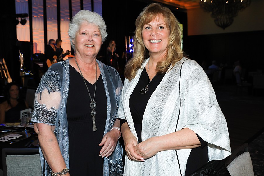 Marie and Joan Gowgiel were having a lovely time at the event.