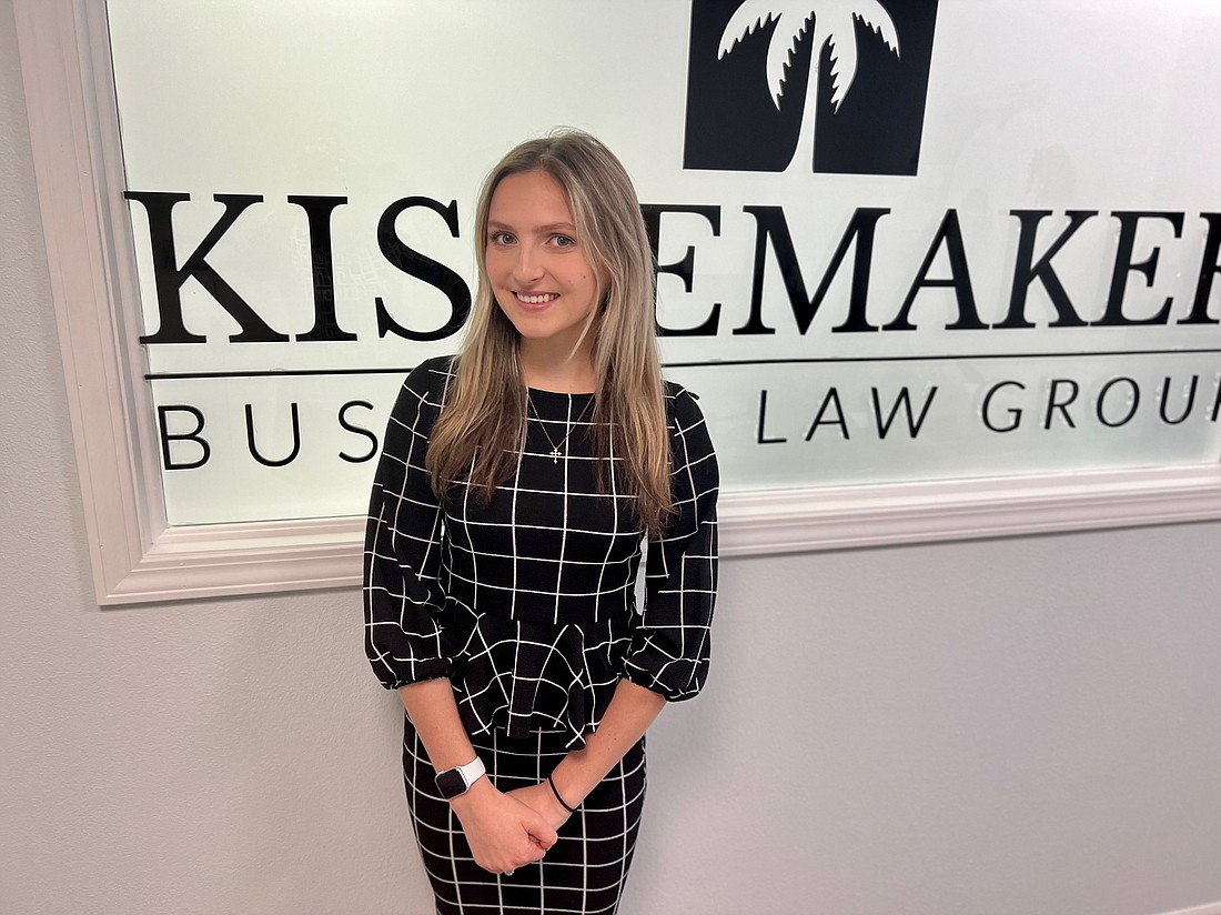 Kistemaker Business Law Group's new legal assistant, Sydney Russell. Photo courtesy of Kistemaker Business Law Group