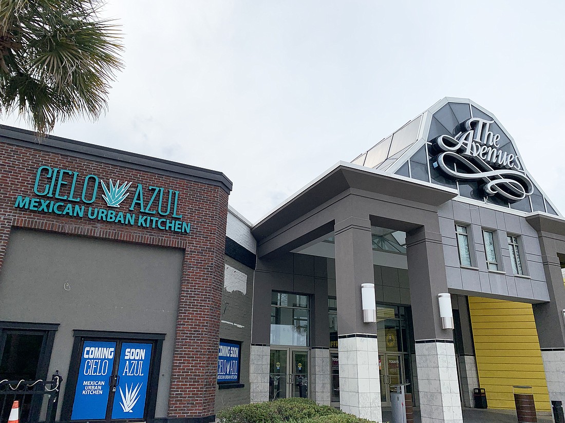 Cielo Azul Cocina Mexicana is opening in the the 4,435-square-foot space that Ruby Tuesday left at The Avenues mall.