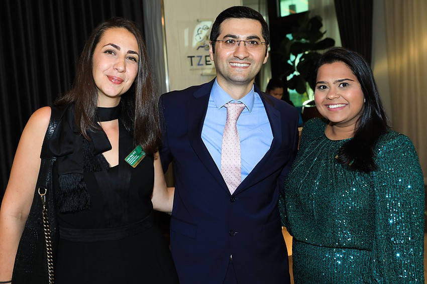 Luana Nanu, Muhittin Cavusoglu and Trishna Mistry