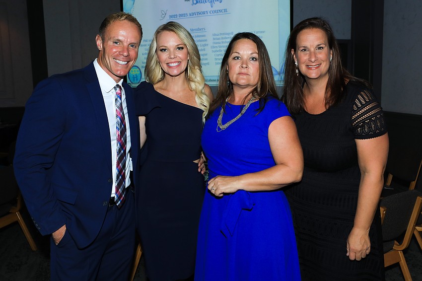 Josh Haas and Autumn McConnell Haas with Jenn Flanders and Christie Mucha